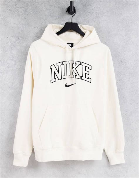 nike vintage hoodie weiß|oversized nike hoodie vintage.